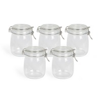 Set of 5 jars for batch cooking