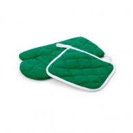 Cotton manicure set and kitchen glove picture