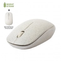 Eco-friendly wireless mouse made of wheat cane