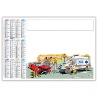 Humorous desk pad with 25 or 40 sheets