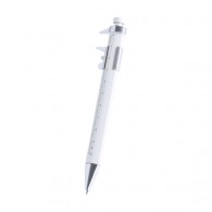 Pen with ruler and calliper