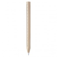 Wooden pen with ruler