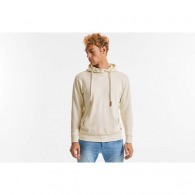 Hooded sweatshirt with high collar pure organic - russell