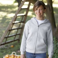 Fruit of the Loom children's zip-up hoodie