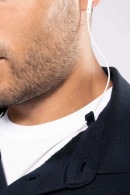 Men's polo neck sweatshirt