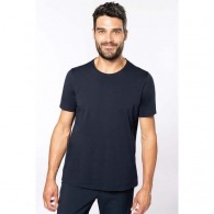 Men's organic short-sleeved collar t-shirt - kariban