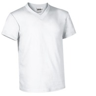 White v-neck T-shirt 1st price