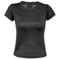 Women's technical t-shirt in 135 g/m2 honeycomb polyester