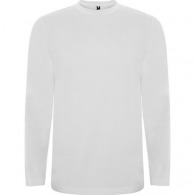 Long sleeve T-shirt, tubular fabric and quadruple layered round neck EXTREME (White, Children's sizes)