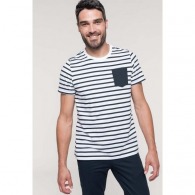 Striped sailor T-shirt with pocket
