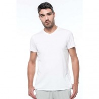 Men's supima v-neck short sleeve t-shirt - kariban