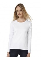 Women's basic and modern long sleeve t-shirt - White - B&C