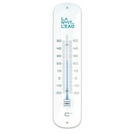Lacquered metal thermometer 30cm