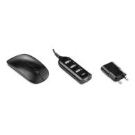 Computer accessory kit: mouse, hub, powerbank picture