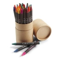 Cardboard tube of 30 grease pencils