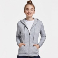 VELETA - Women's sweatshirt with tone-on-tone lined hood