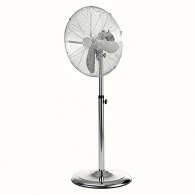Fan on stand Chrome 45cm Domo Clip