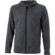 Men's hooded fleece jacket -Weight: 320 gsm