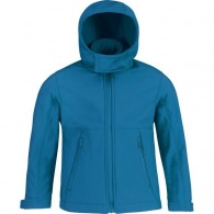 Children's softshell hooded jacket - B&C
