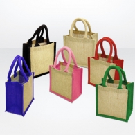 Wells- Jute bag with cotton handles
