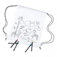 Wizzy Colouring pool bag with strings