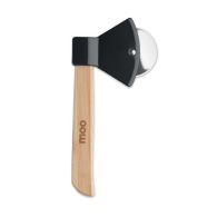 Pizza cutter with bamboo handle picture