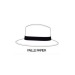 Product thumbnail White paper hat BORSALINO 4