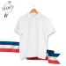 Product thumbnail French polo shirt short sleeves organic cotton 220g/m². 0