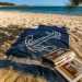 Serviette de plage recyclée ANCRE wholesaler