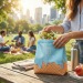 Lunch bag iso. RPET 230g, Nouveauté promotional