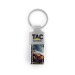 PLAZZA mini key ring - 20mm, leather keychain promotional