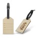 Wooden luggage tag, luggage tag holder promotional