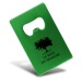 Aluminium decapper plate - silk-screen printing 1 colour 1 side, bottle opener promotional
