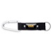Porte-clés mousqueton carabiner rukc13 - PUHT logo doming, mousqueton promotional
