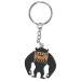 Porte-clés en fer - 30 mm, porte-clés en métal sur-mesure promotional