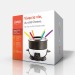 Electric fondue pot with a metal fondue pot wholesaler Electric fondue pot with a metal fondue pot wholesaler