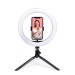 Ring light with tripod, Cell phone holder and stand, base for smartphone promotional