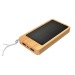 Batterie externe solaire 10 000mAh, objet solaire promotional