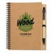 70-page recycled spiral notepad with biodegradable hard cover pen wholesaler