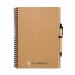 Product thumbnail 100-page recycled notebook with biodegradable hard cover pen 4