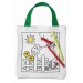 Cotton colouring bag, object to color or paint promotional