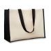 Product thumbnail Jute and canvas shopping bag 3