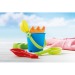 Beach toys 6 pcs, shovel, rake and beach bucket promotional
