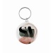 Metal key ring with paper insert, metal key ring on stock promotional