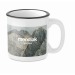 Product thumbnail Vintage quarter-glazed ceramic mug with sublimation photo print 0