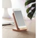 Bamboo stand with 5W wireless charger, phone charger promotional