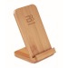 Bamboo stand with 5W wireless charger wholesaler