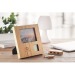 Product thumbnail Bamboo photo frame with weather station 5