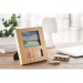 Bamboo photo frame with weather station, photo frame promotional