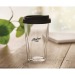 Double-walled 35cl glass with lid wholesaler